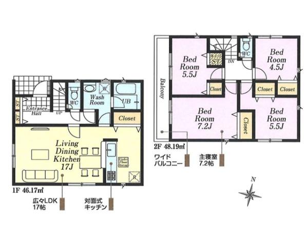 川越市砂第19　新築分譲住宅　全4棟　4号棟