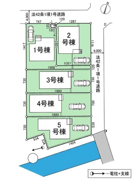 川越市新宿町第8　新築分譲住宅　全5棟　1号棟