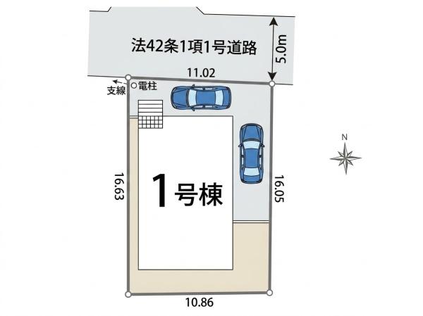 川越市笠幡第45　新築一戸建て