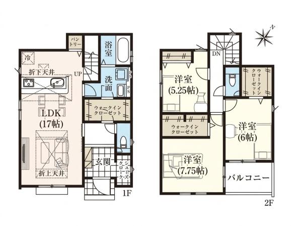 嵐山町菅谷4期　新築分譲住宅　全2棟　2号棟
