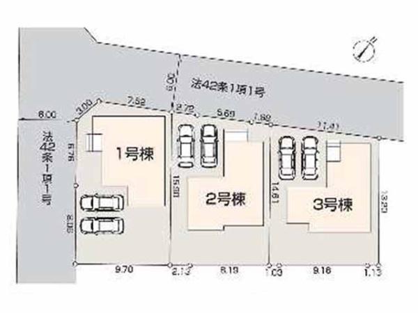 鶴ヶ島市下新田第3　新築分譲住宅　全3棟　2号棟
