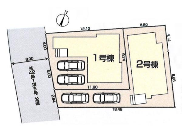 川越市大袋新田第2期　新築分譲住宅　全2棟　1号棟