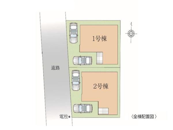 川越市霞ヶ関北20期　新築分譲住宅　全2棟　1号棟