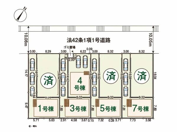 川越市諏訪町第2　新築分譲住宅　全8棟　1号棟