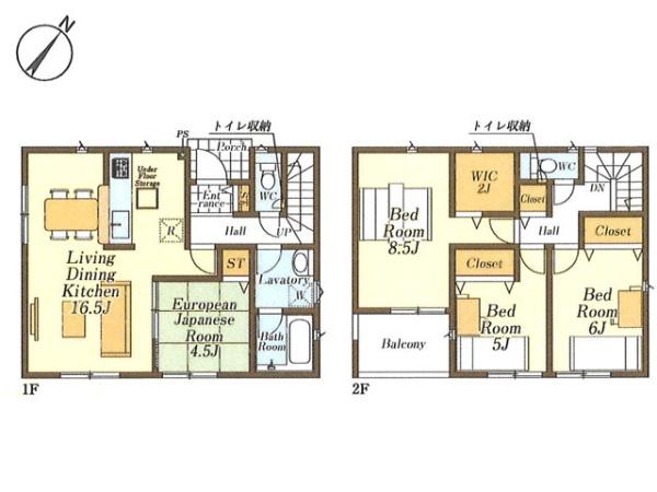 日高市中鹿山第7　新築分譲住宅　全11棟　2号棟