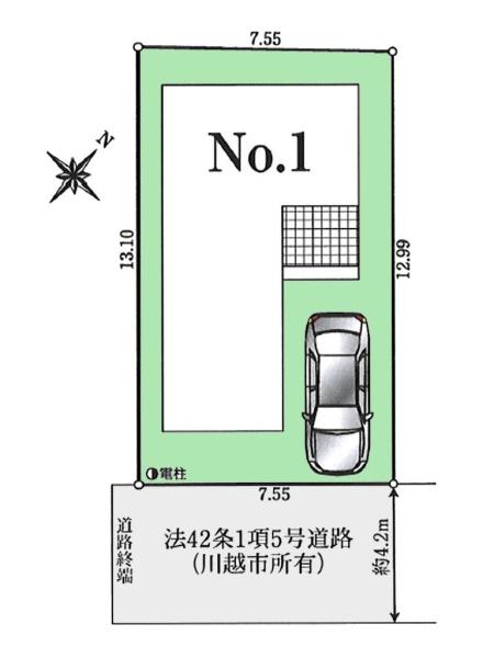 川越市笠幡第46　新築一戸建て