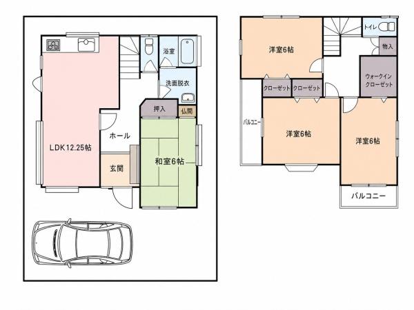 鶴ヶ島市松ヶ丘　中古一戸建て