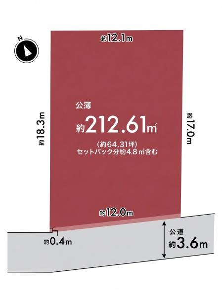 川越市志多町1期　売地