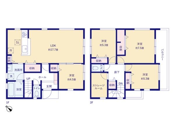 川越市中台　新築分譲住宅　全13棟　3号棟