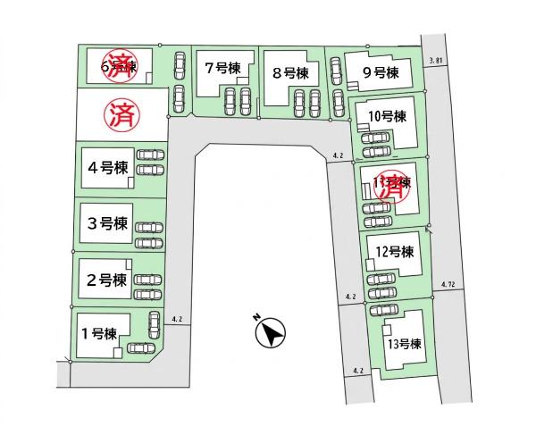 川越市中台　新築分譲住宅　全13棟　3号棟