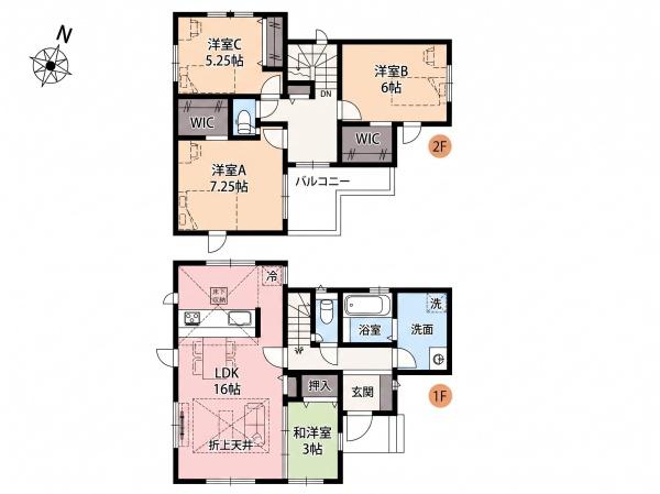 川越市的場38期 新築分譲住宅 全10棟 5号棟