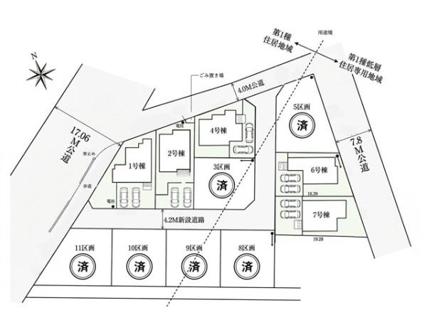 鶴ヶ島市藤金15期　新築分譲住宅　全11棟　4号棟