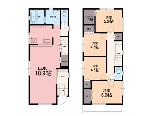 川越市的場　中古一戸建て