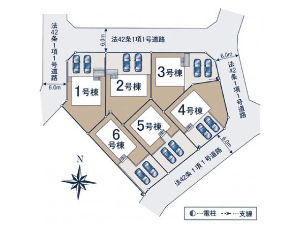 越生町上野東第5　新築分譲住宅　全6棟　2号棟