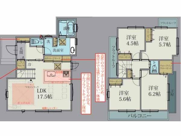 川越市砂新田第12期　新築一戸建て