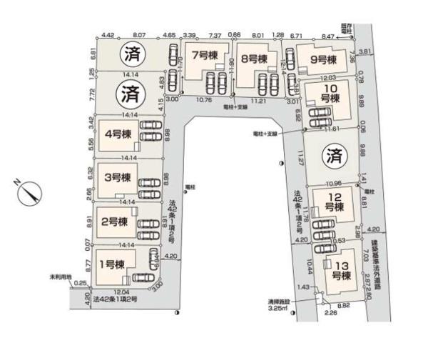 川越市中台　新築分譲住宅　全13棟　12号棟