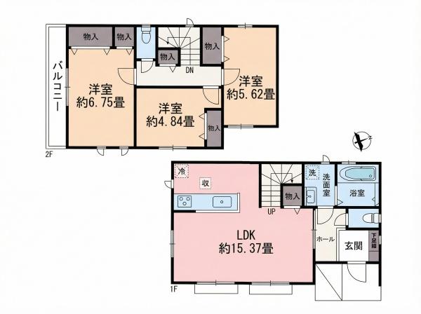 川越市砂368番　新築一戸建て