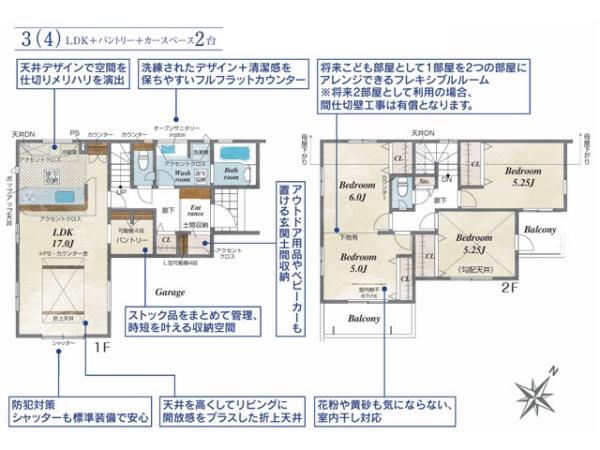 川越市霞ヶ関北6丁目3期 新築分譲住宅 全2棟 2号棟