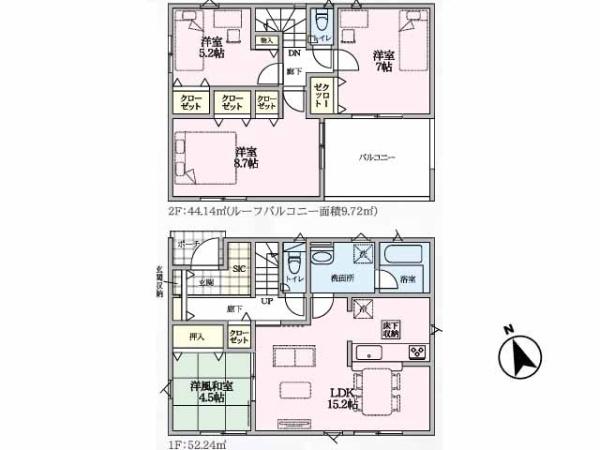 吉見町下細谷第2 新築分譲住宅 全2棟 3号棟