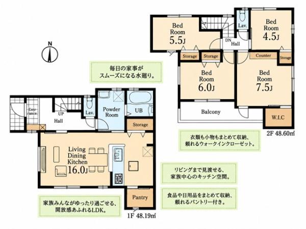 川越市笠幡第六　新築一戸建て