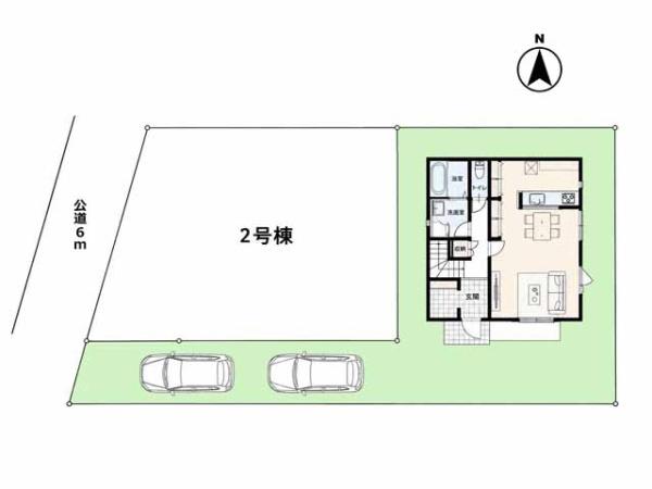 坂戸市伊豆の山町　新築分譲住宅　全2棟　1号棟