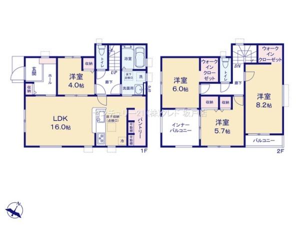 川越市大塚　新築分譲住宅　全2棟　2号棟