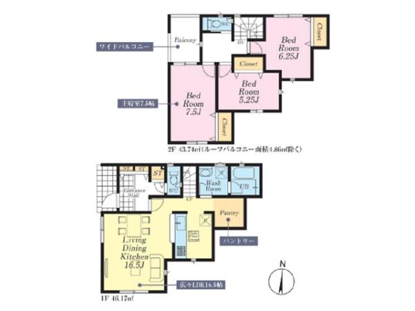 川越市大塚第7　新築分譲住宅　全2棟　3号棟