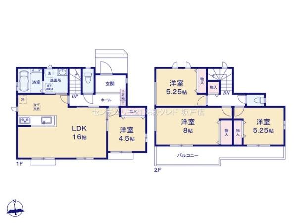 川越市小室第1期　新築分譲住宅　全6棟　A号棟
