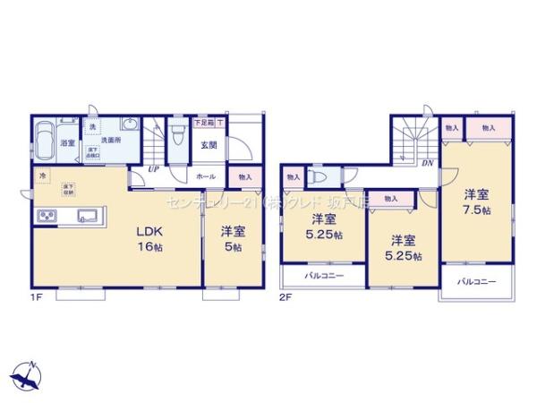 川越市小室第1期　新築分譲住宅　全6棟　B号棟
