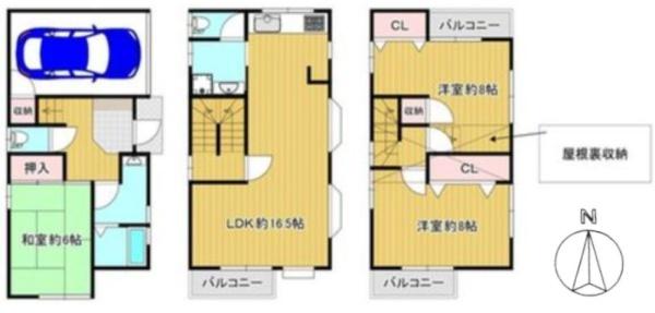 堺市中区八田北町の中古一戸建て