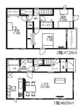 堺市中区福田2号棟　新築戸建