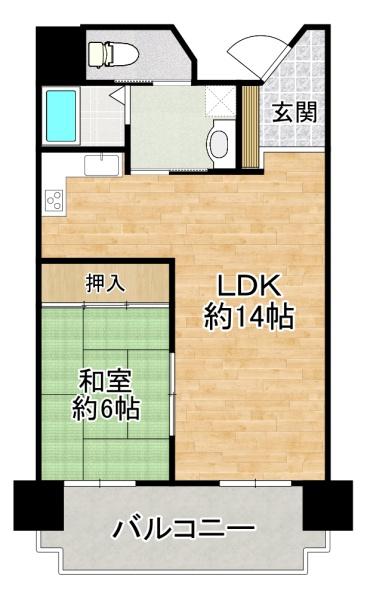 朝日プラザシティ・サザンパーク六番街J棟