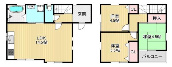 堺市中区深井北町の中古一戸建て