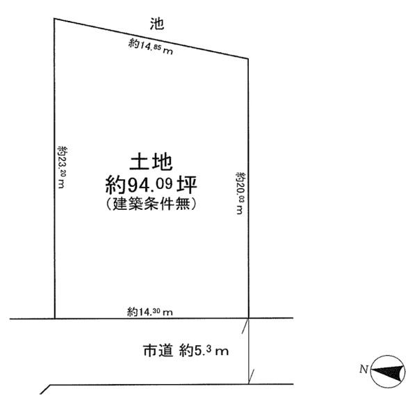 堺市美原区青南台１丁目の土地