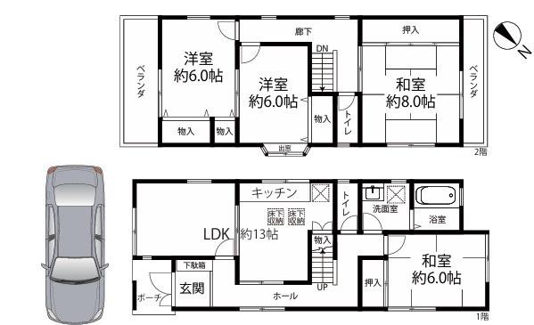 堺市中区深井北町　中古戸建