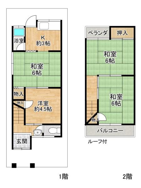 堺市北区金岡町　中古戸建