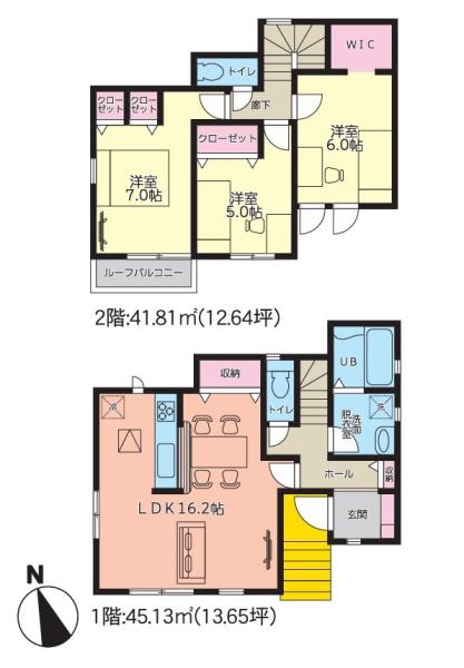 堺市西区家原寺町1丁2号棟　新築戸建