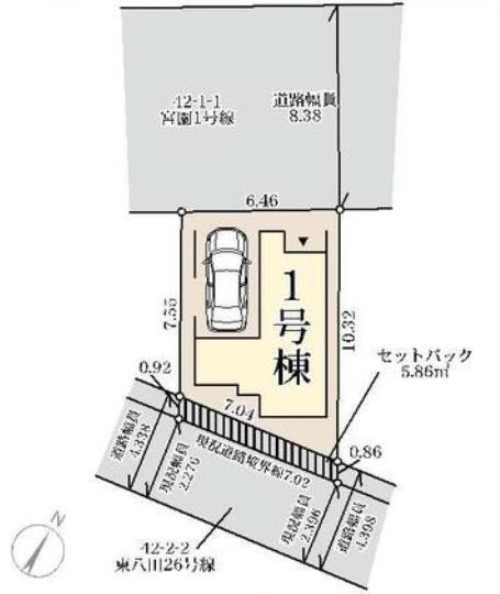 堺市中区東八田1号棟　新築戸建