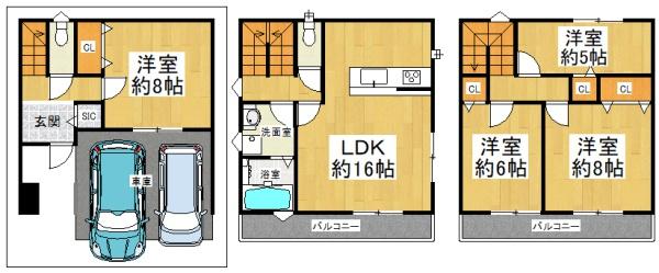 堺市東区北野田　中古戸建