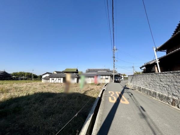 堺市美原区菅生の土地(前面道路含む現地写真)