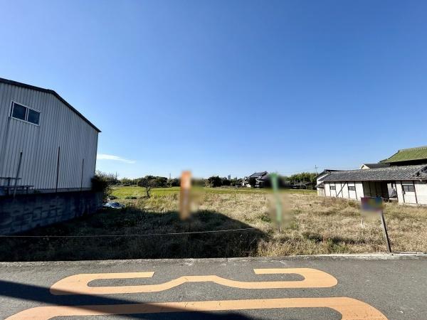 堺市美原区菅生の土地(前面道路含む現地写真)