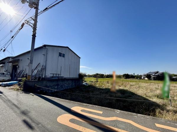 堺市美原区菅生の土地(前面道路含む現地写真)