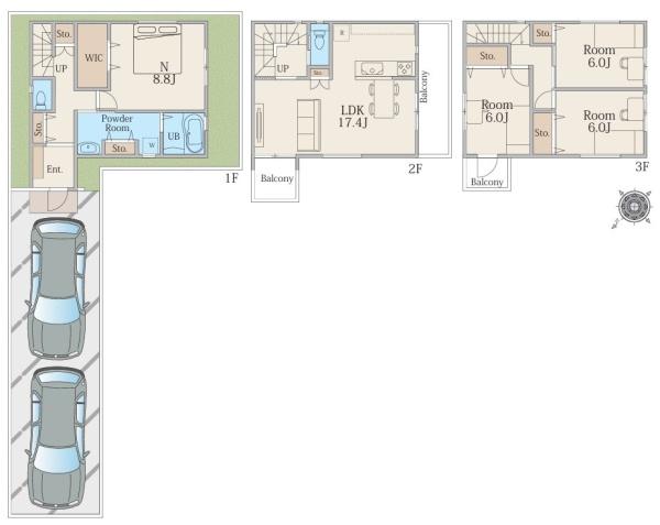 堺市堺区三条通　新築戸建
