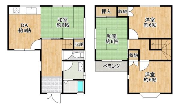 松原市田井城4丁目　中古戸建