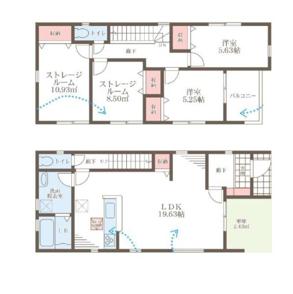 堺市東区石原町4丁2号棟　新築戸建