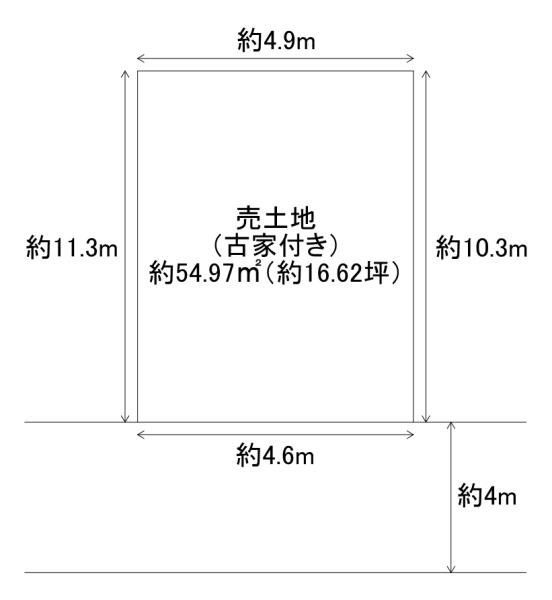 堺市西区鳳東町4丁　古家付売土地