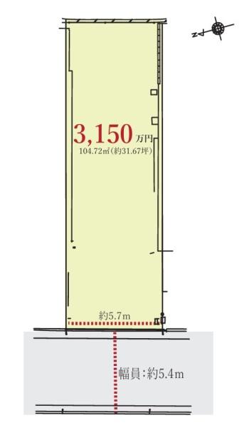 堺市堺区北向陽町2丁　売土地