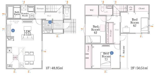 堺市北区百舌鳥本町1丁1号棟　新築戸建