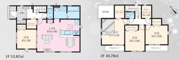 堺市中区上野芝向ヶ丘4丁1号棟　新築戸建