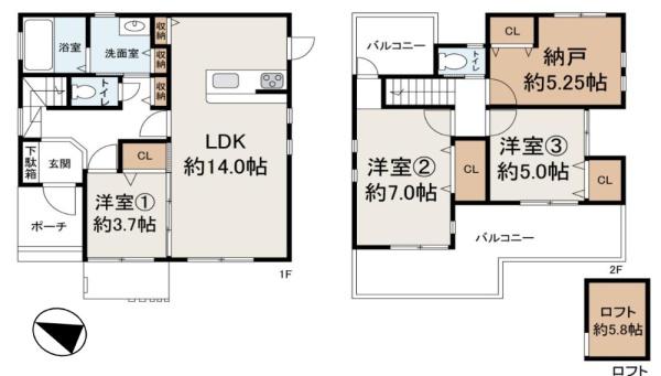 堺市中区福田　中古戸建
